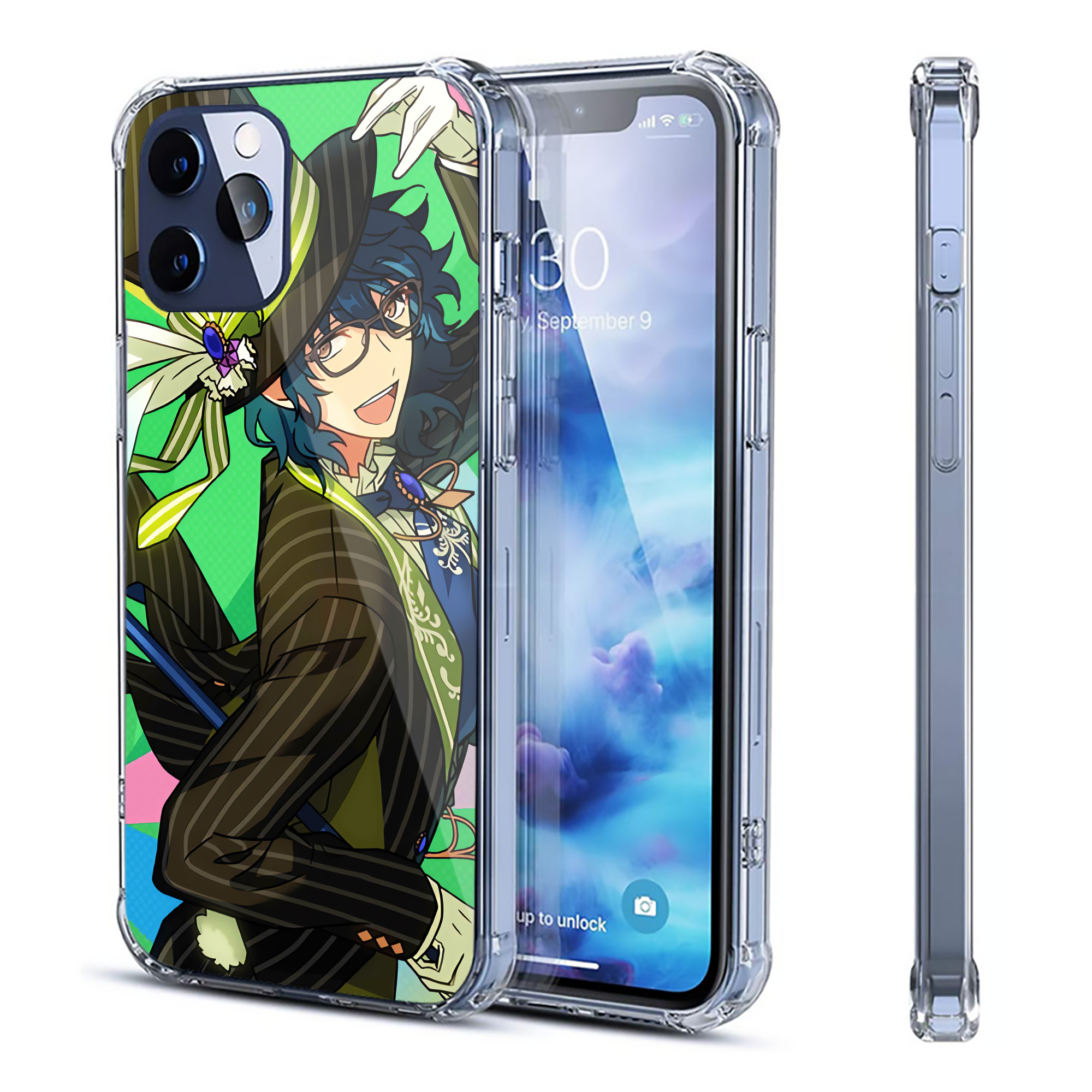 （画像用） あんさんぶるスターズ! Ensemble Stars 【iPhone 12シリーズ対応】透明スマホケース（クリアソフトケース）